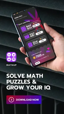 MathUp  Rewarded Math's Quiz android App screenshot 3